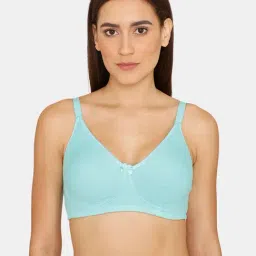 Rosaline by Zivame Light Blue Non Wired Non Padded T-Shirt Bra-image-19