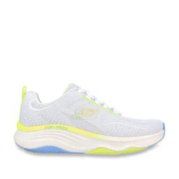 Skechers Women's D'LUX FITNESS White Multi Casual Lace Up Shoe-image-98