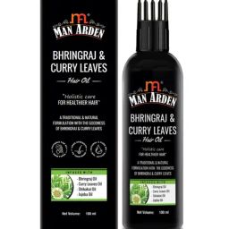 Man Arden Bhringraj & Curry Leaves Hair Oil - 100 ml-image-8