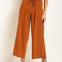 Rare Rust Mid Rise Trousers-image-43
