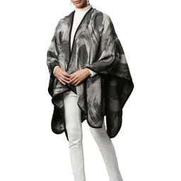 Global Republic Grey Printed Cape-image-30