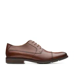 Clarks Men's Becken Cap Brown Derby Shoes-image-74