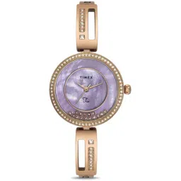 Timex Fria Women Lavender Round Analog Watch - TWEL16502-image-31