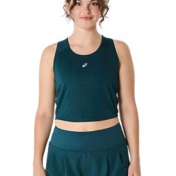 Asics Women's Saxon Green Road Crop Top-image-24