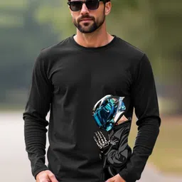 Moda Rapido Men Graphic Printed Round Neck Cotton T-shirt-picture-32