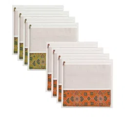 Myntra Elegant Homes Set of 8 Reusable Non Woven Saree Cover Organisers-picture-23
