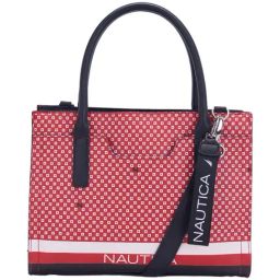 Nautica Red Printed Medium Handbag-20