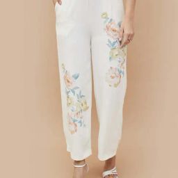 Code by Lifestyle White Printed Pant-picture-34