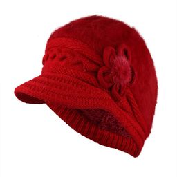 Bunnywave Unisex Red Self Design Beanie-32