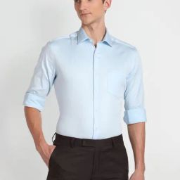 Arrow Light Blue Slim Fit Shirt-picture-6