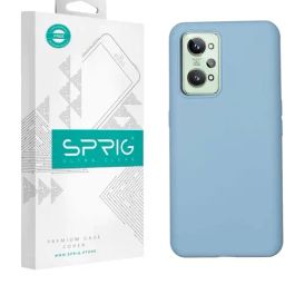 Sprig Liquid Silicone Back Cover for REALME GT 2 (Blue)-image-80