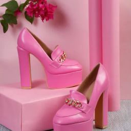 Flat N Heels Women's Pink Casual Pumps-37