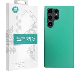 Sprig Liquid Silicone Back Cover for SAMSUNG Galaxy S23 Ultra 5G (Green)-image-29