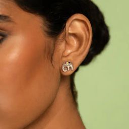 Shaya 925 Oxidized Silver Haathi Motif Stud Earrings-picture-20