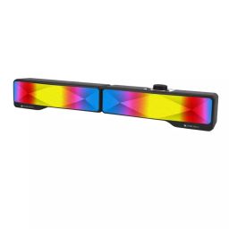 Zebronics Laptop/Desktop Speaker Black 10 W Detachable 2-in-1 Design, Zeb-WonderBar 20-33