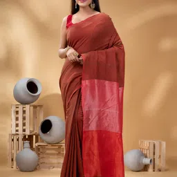 DESH BIDESH Woven Design Ready to Wear Taant Saree-image-87