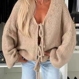 all about you Self Design Sweater-image-13