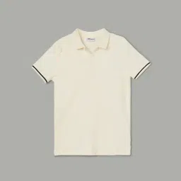Fame Forever by Lifestyle Boys Off White Cotton SOLID Polo T-Shirt-picture-19