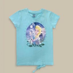 Kidsville Frozen Printed Tshirt For Girls-image-79