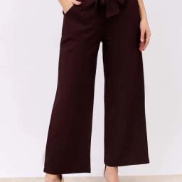 Styli Brown Regular Fit Trousers-picture-16