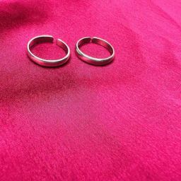 Arte Jewels 925 Sterling Silver Toe Ring Set Of 2 Toe Rings-image-18