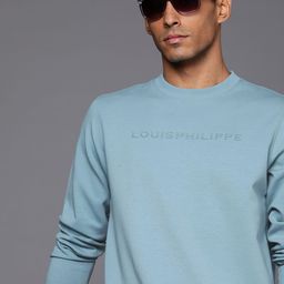 Louis Philippe Printed Detail Sweatshirt-picture-11