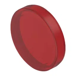 EAO ROUND LENS, RED, PLASTIC, 704.602.2-24