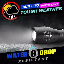 amicivision LED Torch Light ‎4000 Lumens 5 Mode Aluminium Alloy White image 4