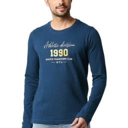 Basics Titan Cotton Muscle Fit Printed T-Shirt-image-96