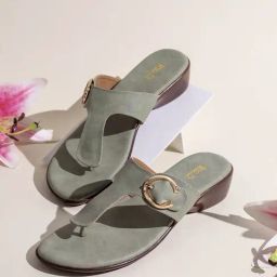 Inc.5 Women's Green T-Strap Sandals-image-86