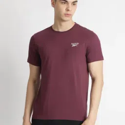 Reebok Maroon Cotton Regular Fit Sports T-Shirt-picture-26