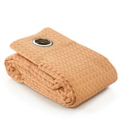 Saral Home Beige Cotton Checkered Curtain-47