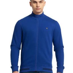 ColorPlus Blue Tailored Fit Sweatshirt-image-74