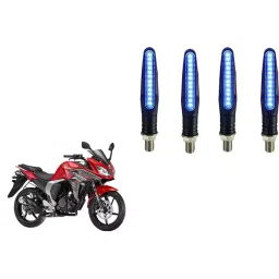 Cartronics Pencil Type Blue LED Indicator for Yamaha Fazer 25 (Pack of 4 Pcs)-11