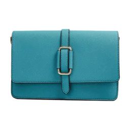 Ginger by Lifestyle Teal Textured Cross Body Bag-image-36