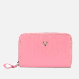 Allen Solly Pink Casual PU Zip Around Wallet for Women-31