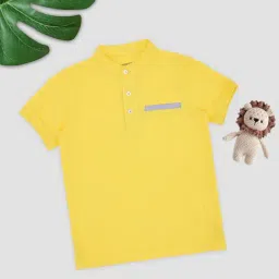 Pantaloons Junior Boys Yellow Polo T-Shirt-picture-11