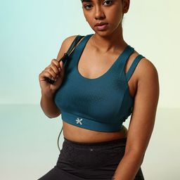 HRX by Hrithik Roshan Lightly Padded Rapid-Dry Running Bra HR_AW24_W_BA_KRNV004_03_B-picture-3