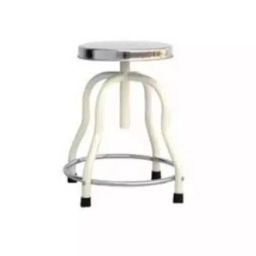 RM Social 100 Kg Capacity Mid Steel Revolving Stool, RM077-11