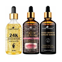 Park Daniel Set Of 3 Face Serum, Lip Serum & Hair Serum - 30 ml each-11