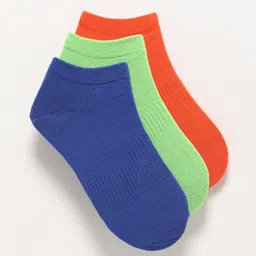 THE BEAR HOUSE Men Pack Of 3 Ankle-Length Cotton Socks-image-62