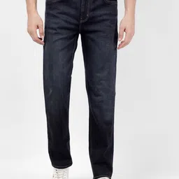 Numero Uno Men Essential Dark Blue Slim Fit Light Fade Stretchable Jeans-image-59
