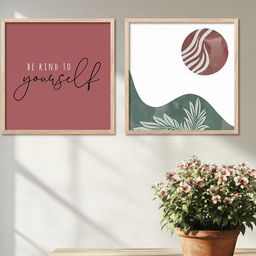 WALLLANE Set of 2 Modern Wood Wall Art-picture-12