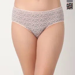 Juliet Pack Of 3 Printed Mid-Rise Stretchable Hipster Briefs 7134-M-picture-15
