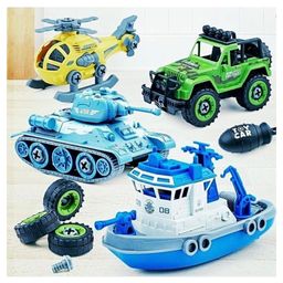 ARCADE TOYS Dismantling Military Army Vehicles Toy for Toddlers Pack of 4 - Multicolour-36