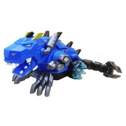 VGRASSP Mist Spraying Mechanical Robot Dragon Toy with LED Light and Sound Toy for Kids - Color As Per Stock-0