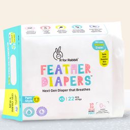 R for Rabbit Pant Style Feather Diapers Extra Small - 22 Pieces-14