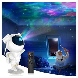 NEGOCIO Projector Night Light, Astronaut Projector with Remote/Timer, Kids Room Decor, Aesthetic Galaxy Projector for Bedroom, Gift for Kids Adults Room Décor - PACK OF 1 - COLOR MAY VARY-70