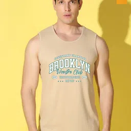 WOOSTRO Pack Of 2 Printed Combed Cotton Gym Vests VWS26(BKLN RUST)(BKLN MUSTARD)-picture-44