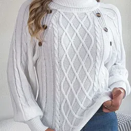 StyleCast x Revolte Women Cable Knit Pullover-picture-16